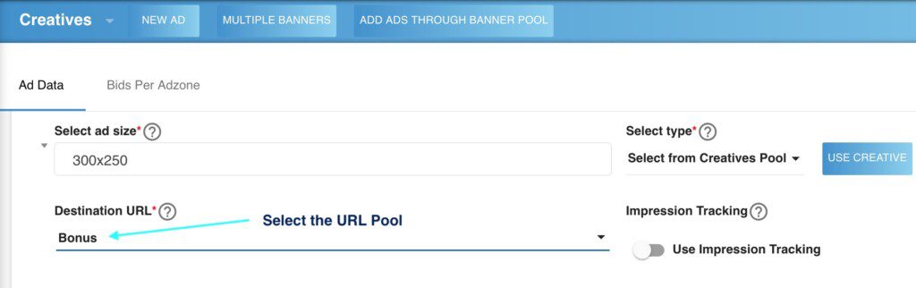 Add url pool to campaigns