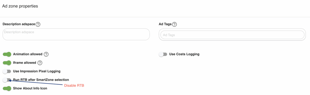Disable RTB