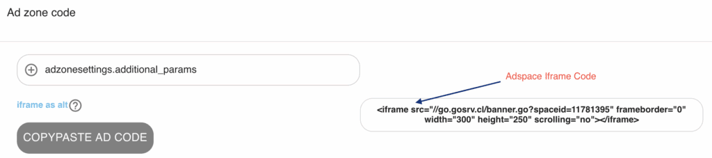 Iframe Code for Direct Deals
