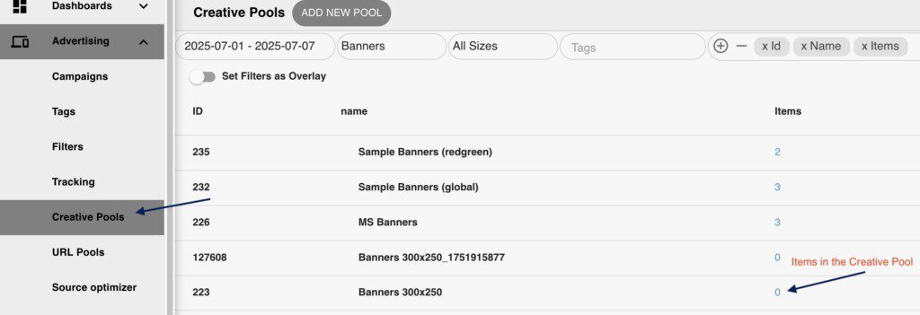 Creative Pools
